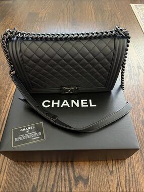 CHANEL So Black Boy Bag